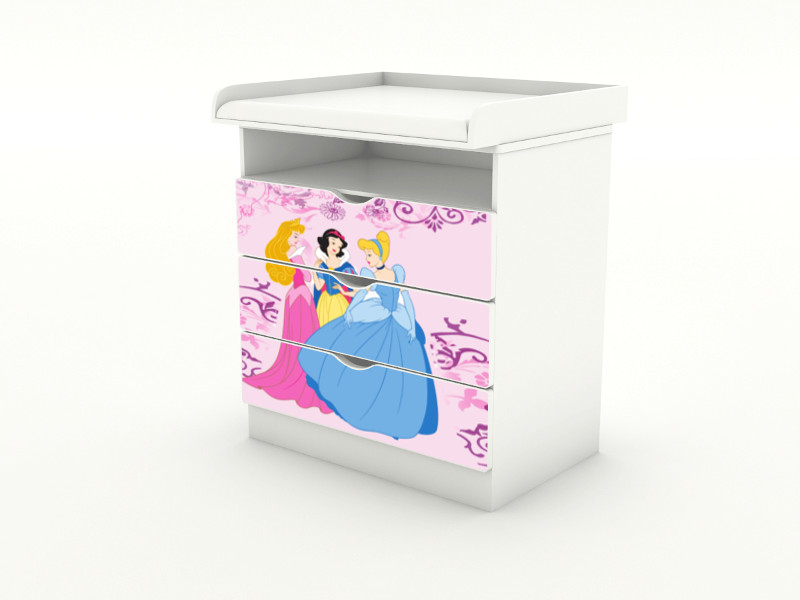 Becks komoda s odnímateľným prebaľovacím pultom Princess DP